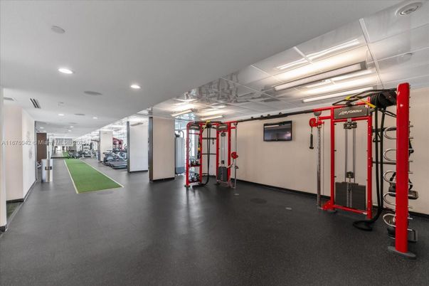 Fitness Equipment, Interior, Recessed Lighting