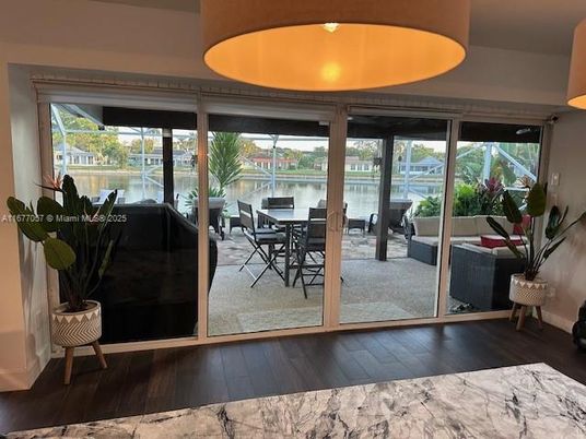 Dining room, Interior, Wood Texture Flooring