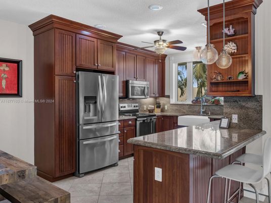 Interior, Kitchen, Recessed Lighting, Stainless Steel Appliances