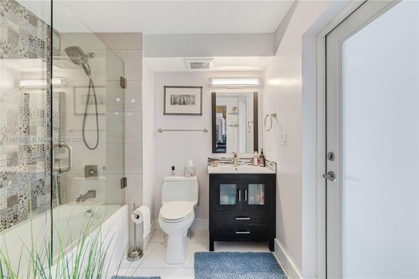 Bathroom, Glass Shower, Interior