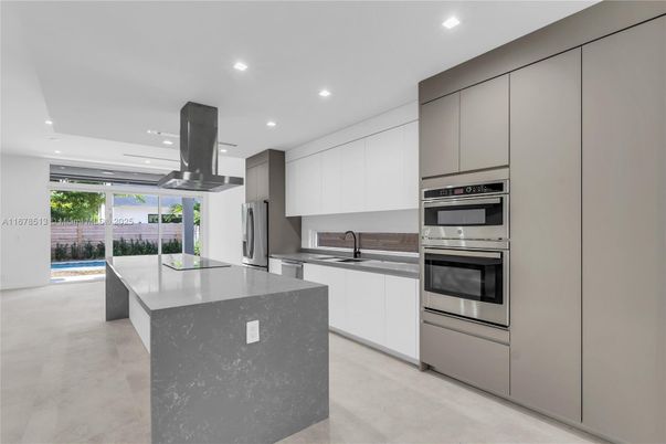 Interior, Kitchen, Recessed Lighting, Stainless Steel Appliances