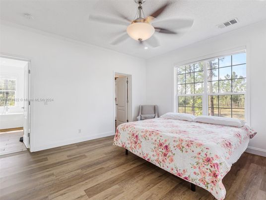Bedroom, Interior, Wood Texture Flooring