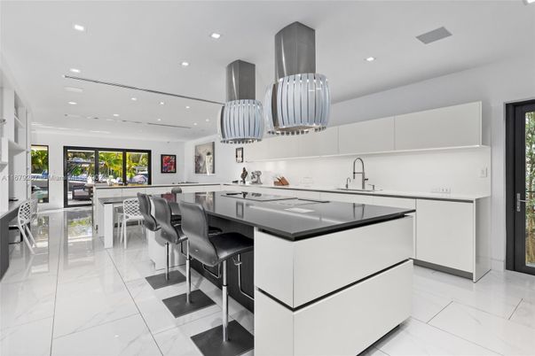 Interior, Kitchen, Marble, Recessed Lighting