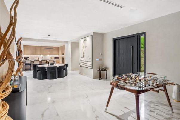 Interior, Kitchen, Marble, Pendant Lights