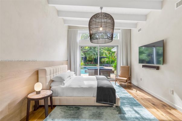 Bedroom, Interior, Wood Texture Flooring