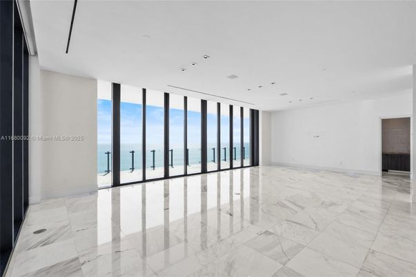 Empty room, Interior, Marble, Recessed Lighting, Water