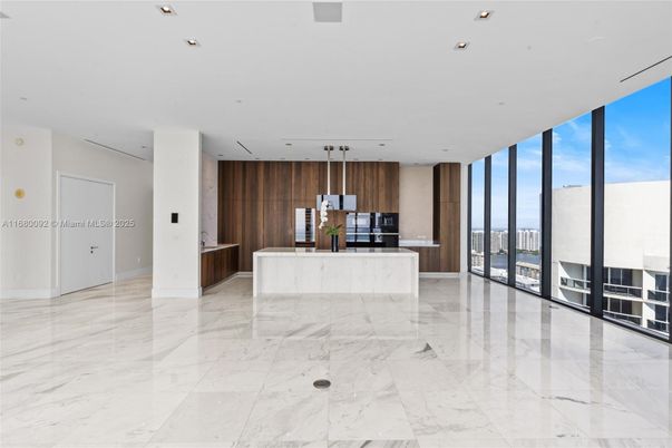 Interior, Kitchen, Marble, Recessed Lighting