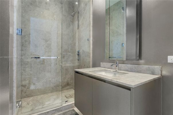 Bathroom, Glass Shower, Interior