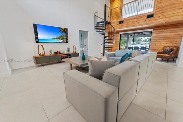 Interior, Living room, Wooden Walls
