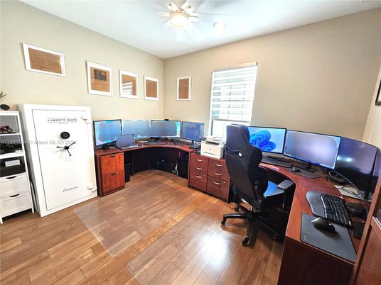 Home Office, Interior, Wood Texture Flooring