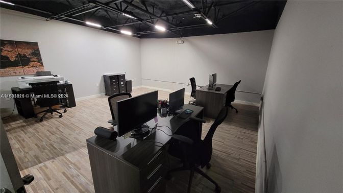 Home Office, Interior, Wood Texture Flooring