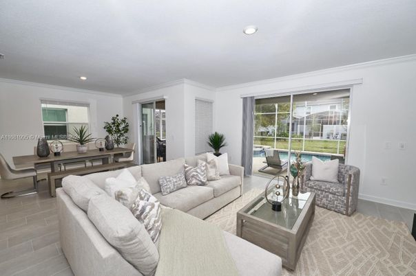 Dining room, Interior, Living room, Recessed Lighting