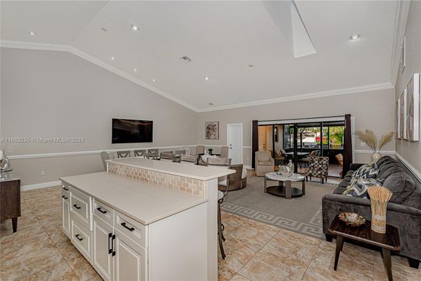 Interior, Living room, Recessed Lighting