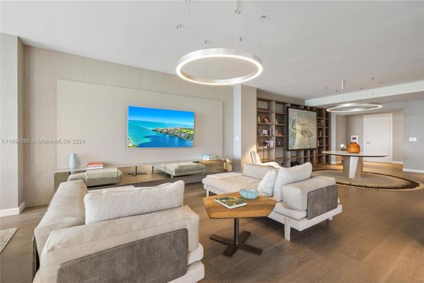 Interior, Living room, Pendant Lights, Wood Texture Flooring