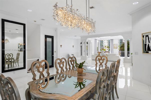 Chandelier, Dining room, Interior, Living room, Recessed Lighting