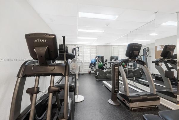 Fitness Equipment, Interior, Recessed Lighting