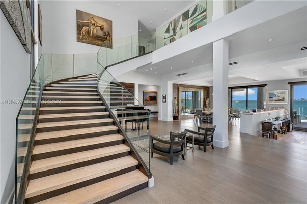 Dining room, Interior, Piano, Recessed Lighting, Water