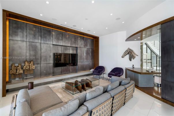 Interior, Living room, Recessed Lighting