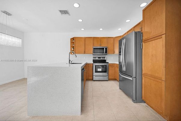 Interior, Kitchen, Recessed Lighting, Stainless Steel Appliances