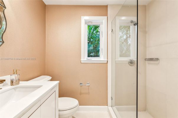 Bathroom, Glass Shower, Interior