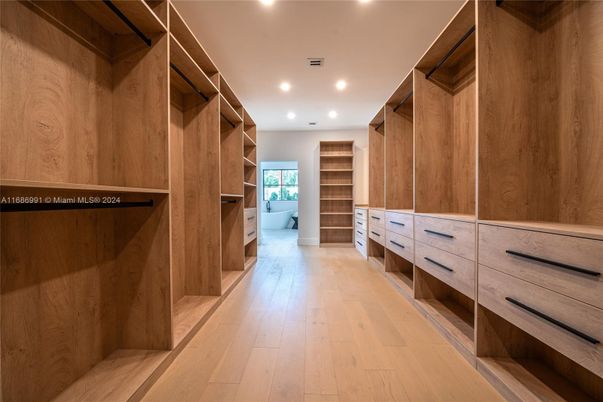 Interior, Recessed Lighting, Walk-in Closets, Wood Texture Flooring