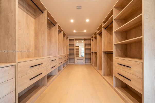 Interior, Recessed Lighting, Walk-in Closets, Wood Texture Flooring