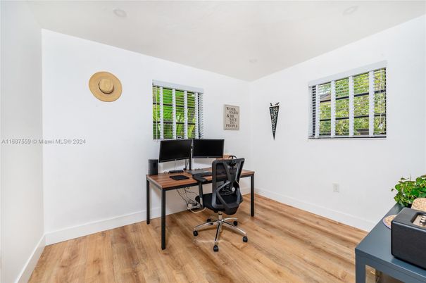 Home Office, Interior, Wood Texture Flooring