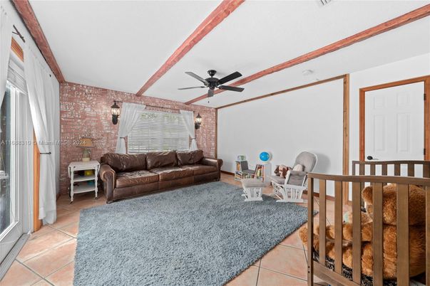 Interior, Living room, Stone Walls, Wooden Beams