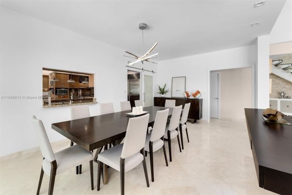 Dining room, Interior, Kitchen, Pendant Lights