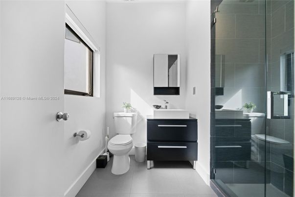 Bathroom, Glass Shower, Interior