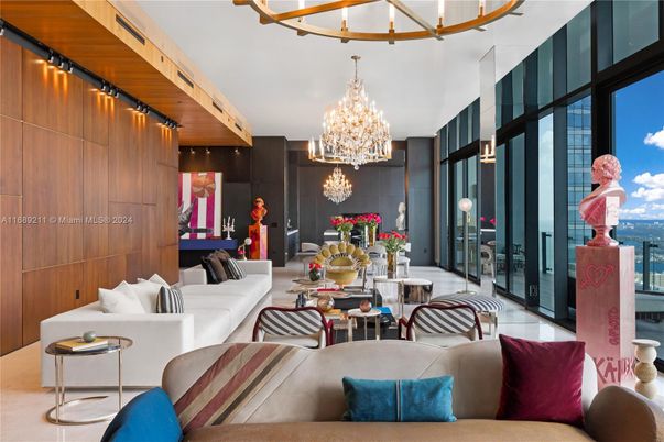 Chandelier, Interior, Living room, Wooden Walls