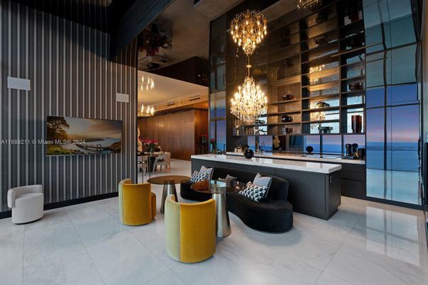 Chandelier, Interior, Water