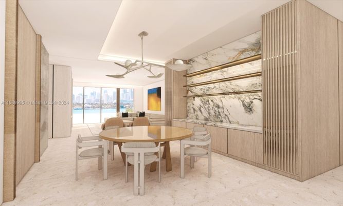 Dining room, Interior, Pendant Lights
