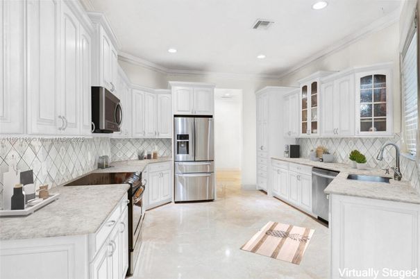 Interior, Kitchen, Recessed Lighting, Stainless Steel Appliances