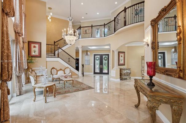 Chandelier, Interior, Recessed Lighting