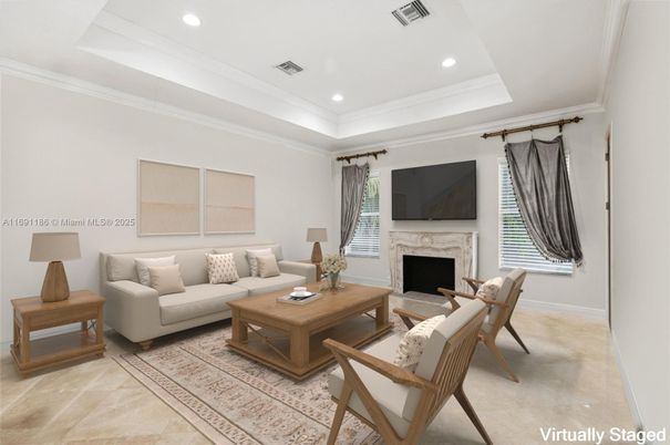 Fireplace, Interior, Living room, Recessed Lighting