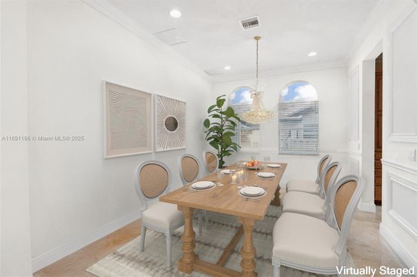 Chandelier, Dining room, Interior, Recessed Lighting