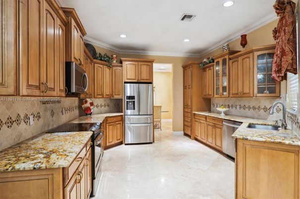 Interior, Kitchen, Recessed Lighting, Stainless Steel Appliances