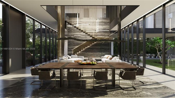 Dining room, Interior, Pendant Lights