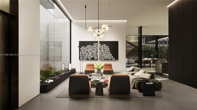 Interior, Living room, Pendant Lights, Recessed Lighting