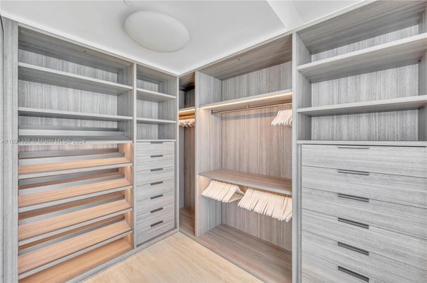Interior, Walk-in Closets, Wood Texture Flooring