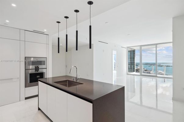 Interior, Kitchen, Pendant Lights, Recessed Lighting, Stainless Steel Appliances, Water