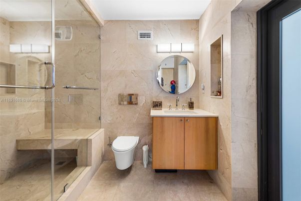 Bathroom, Glass Shower, Interior