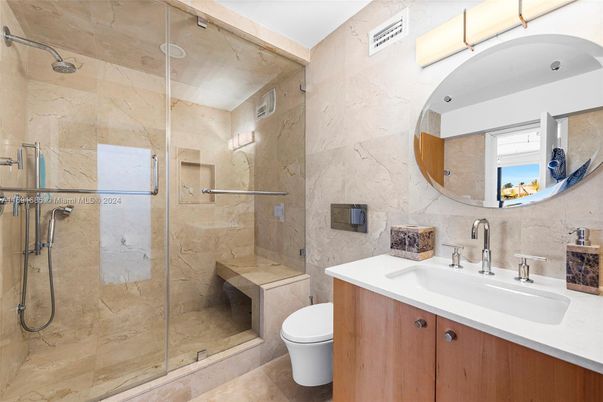 Bathroom, Glass Shower, Interior
