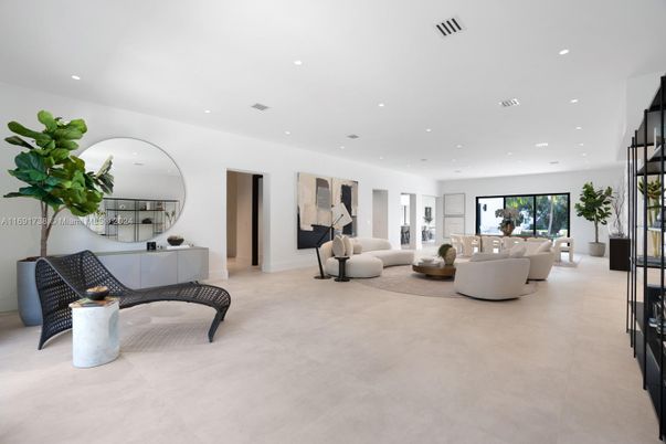 Interior, Living room, Recessed Lighting