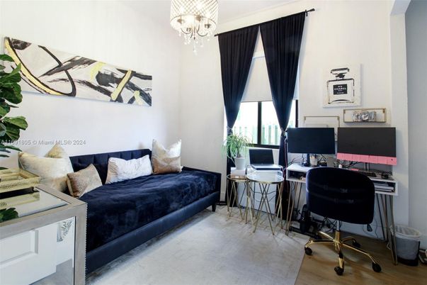 Chandelier, Home Office, Interior, Wood Texture Flooring