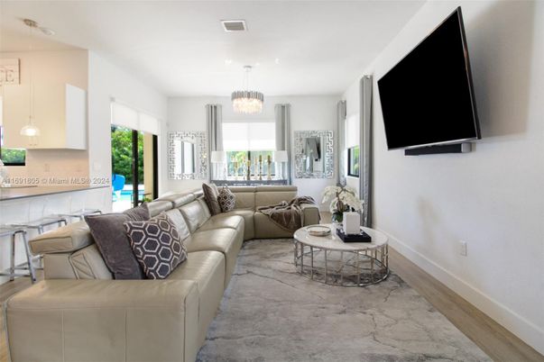 Chandelier, Interior, Living room, Pendant Lights, Wood Texture Flooring