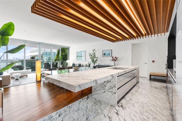 Interior, Living room, Marble, Recessed Lighting, Wooden Beams, Wood Texture Flooring