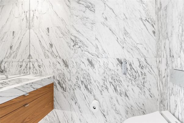 Bathroom, Interior, Marble Walls