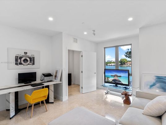 Home Office, Interior, Living room, Recessed Lighting